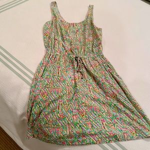 Lilly Pulitzer sailboat knit tank dress